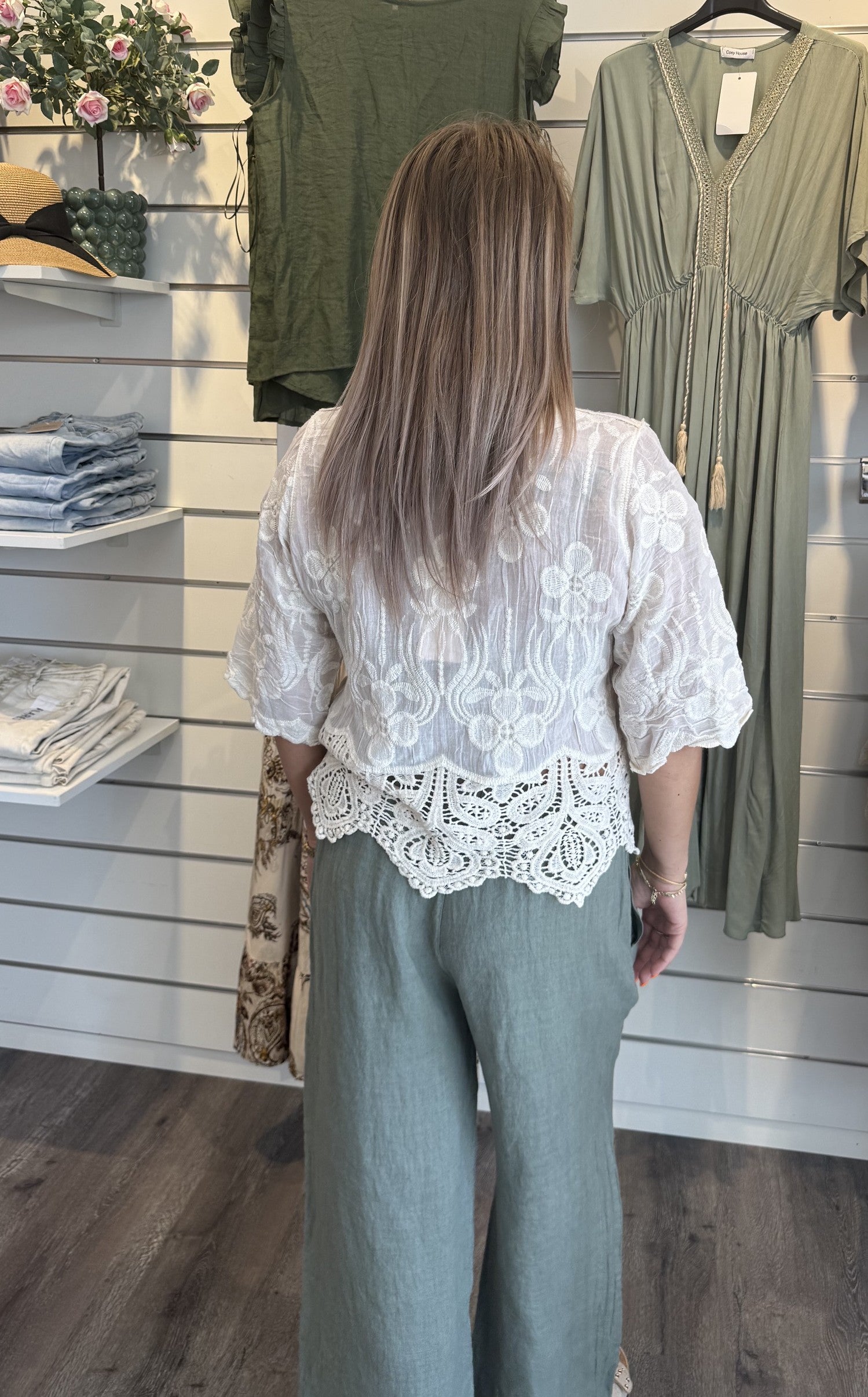 Maya Bomullstopp Beige