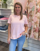 BCMay T-shirt  Randig  Candy Yellow