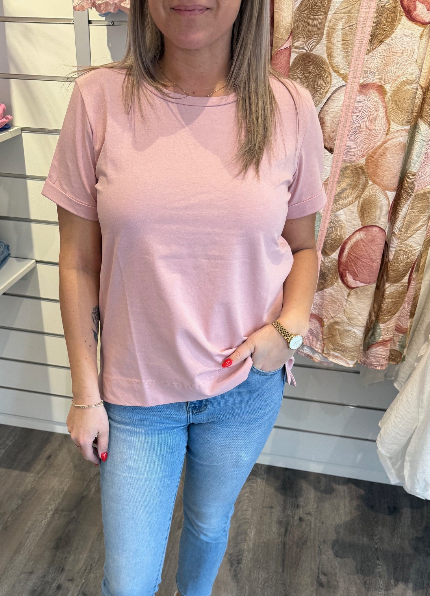 BCMay T-shirt Ljusrosa