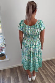 Messa Klänning  FlowerD18 Grön