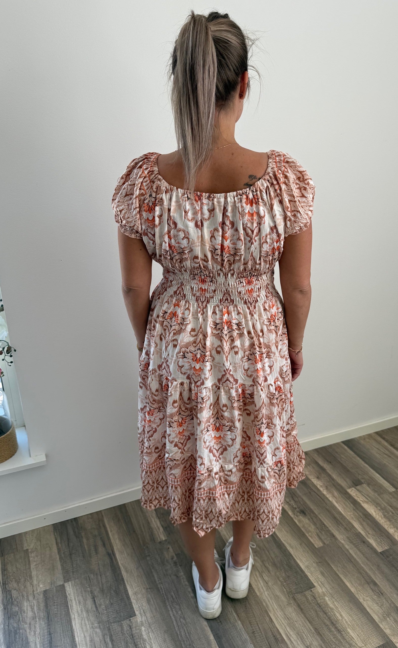 Messa Klänning  FlowerD18 Taupe