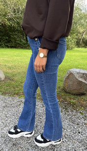 Mica - Jeans - Guldiga knappar - Denim- Nyhet