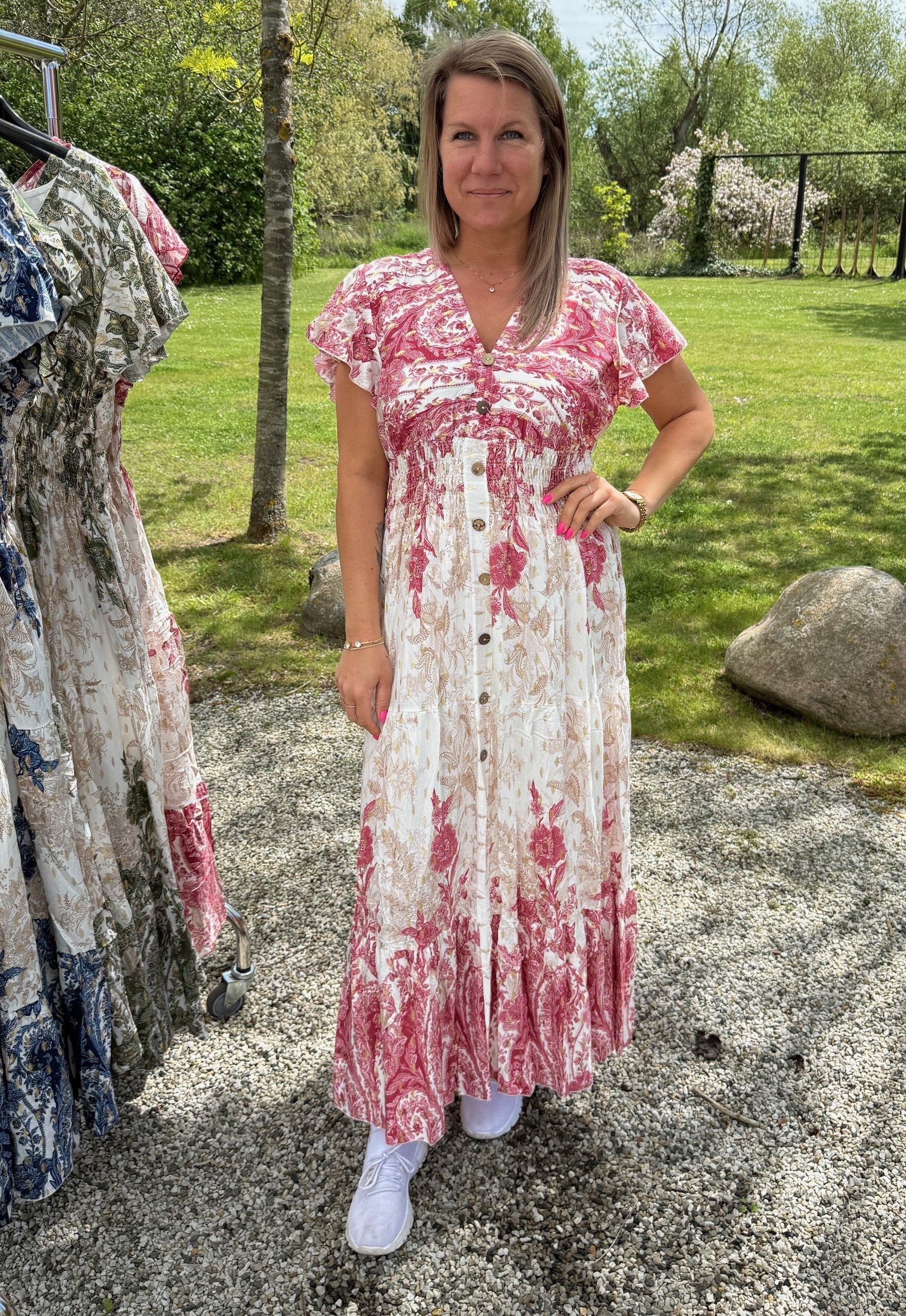 Mindy Klänning mönster Rosa402A15