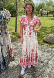 Mindy Klänning mönster Rosa402A15