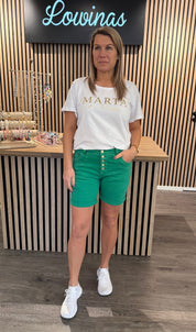 Mila - Shorts - Grön
