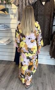 Mimmi blommig maxiklänning
