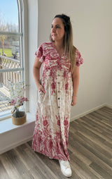 Mindy Klänning mönster Rosa402A15