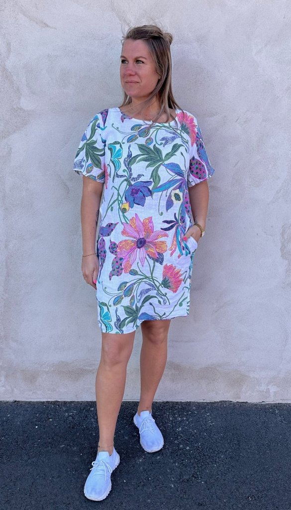 Miranda - Linnetunika Flower - Multi- Nyhet