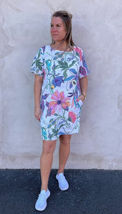 Miranda - Linnetunika Flower - Multi- Nyhet