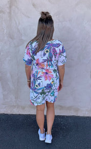 Miranda - Linnetunika Flower - Multi- Nyhet