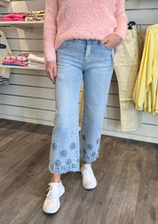 Miranda - Jeans med detaljer -Denim  - Nyhet