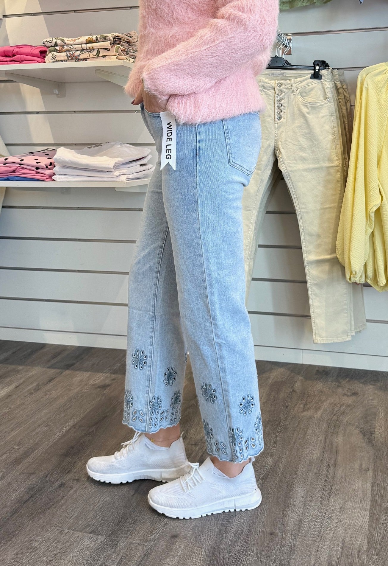 Miranda - Jeans med detaljer -Denim  - Nyhet