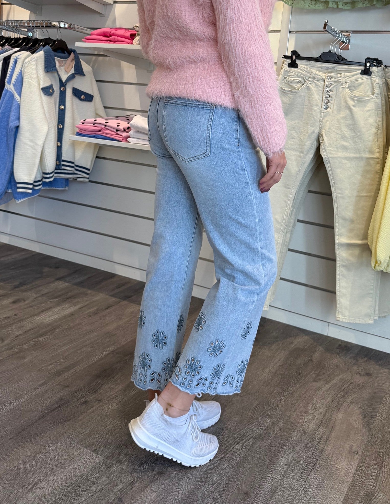 Miranda - Jeans med detaljer -Denim  - Nyhet