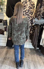 Missli Stickad tröja Military