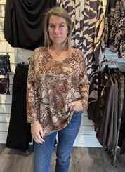 Missli Stickad tröja Taupe