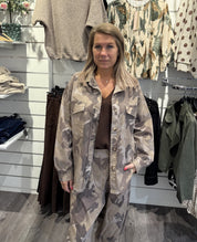 Moonstone Jacka Beige Camo