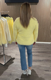 Alissa - Flufftröja-  Gul