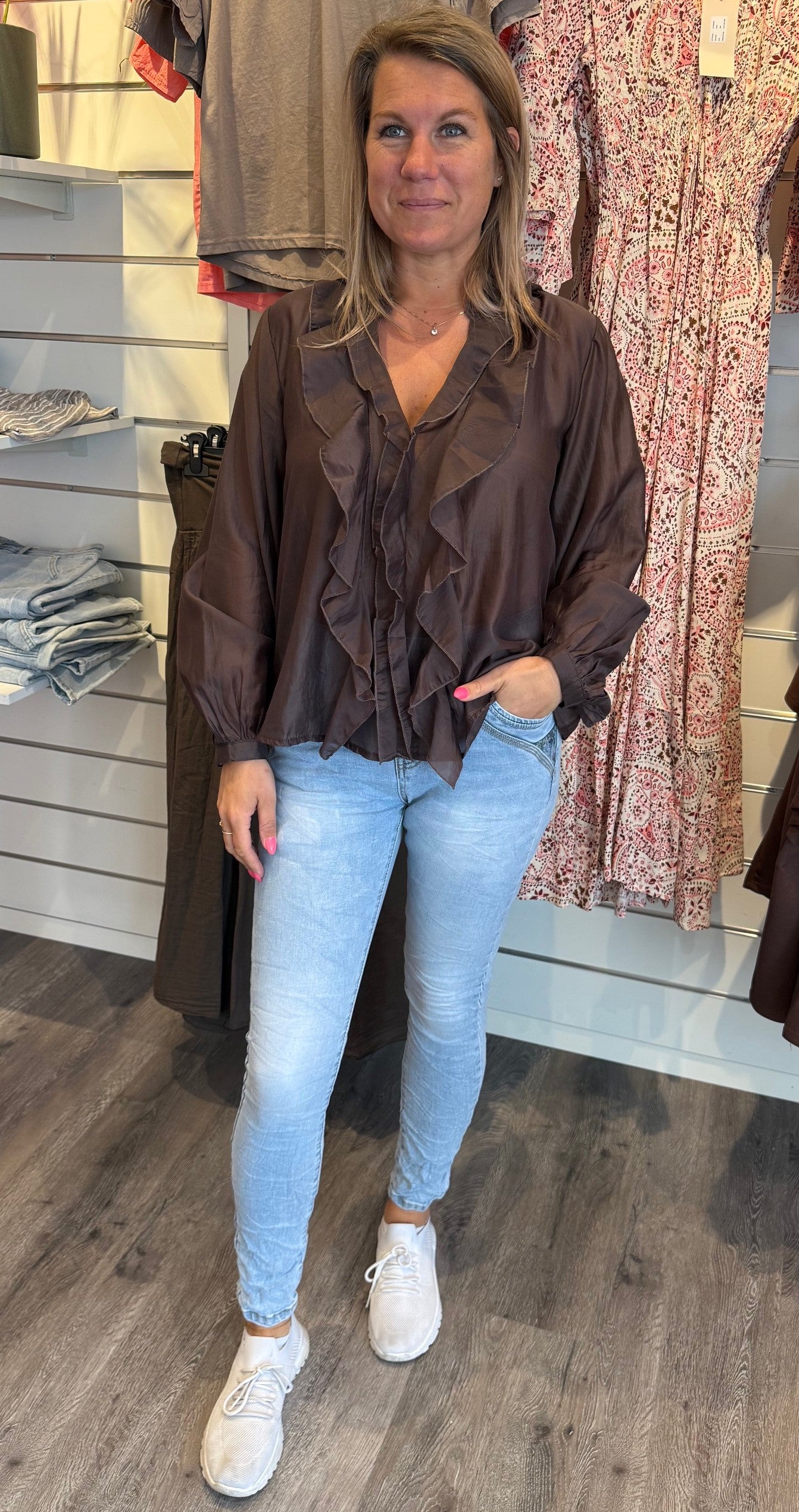 Naira - Blus - Choco