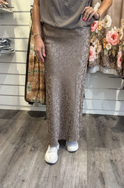 Nelly Satinkjol Leopard Fango