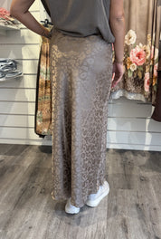 Nelly Satinkjol Leopard Fango