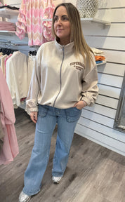 Nete - Sweatshirt-  Copenhagen - Beige/Brun