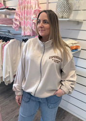 Nete - Sweatshirt-  Copenhagen - Beige/Brun