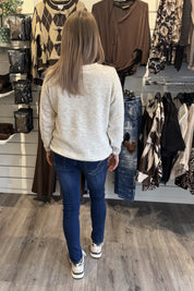 Novara Kofta Rutig Beige/Fango