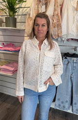 ElSIA -Blus- Beige  - Nyhet