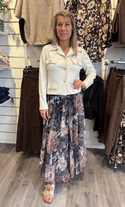 Olga mockaimitations jacka  beige