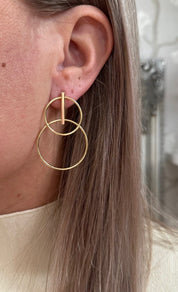 Jill - Örhänge- Guld-  Nyhet