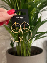 Jill - Örhänge- Guld-  Nyhet