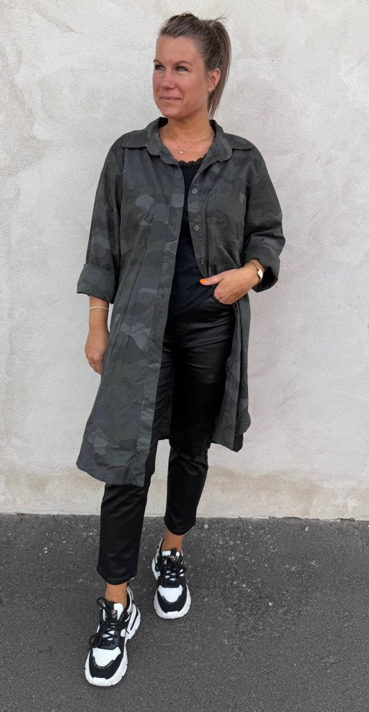 Pearl-Längre skjorta - Camoflauge - Military - Nyhet