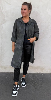 Pearl-Längre skjorta - Camoflauge - Military - Nyhet