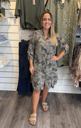 Penny Längre skjorta Camo