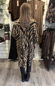 Penny Längre skjorta  Zebra Camel