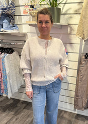 Pernilla - Meshtopp  Prickar Cream