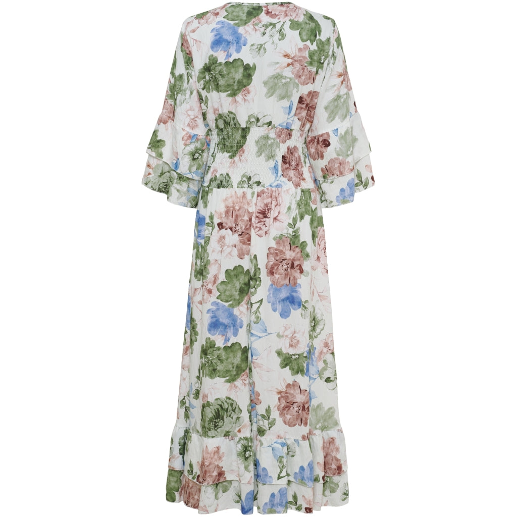 Petronella klänning Cream/Khaki
