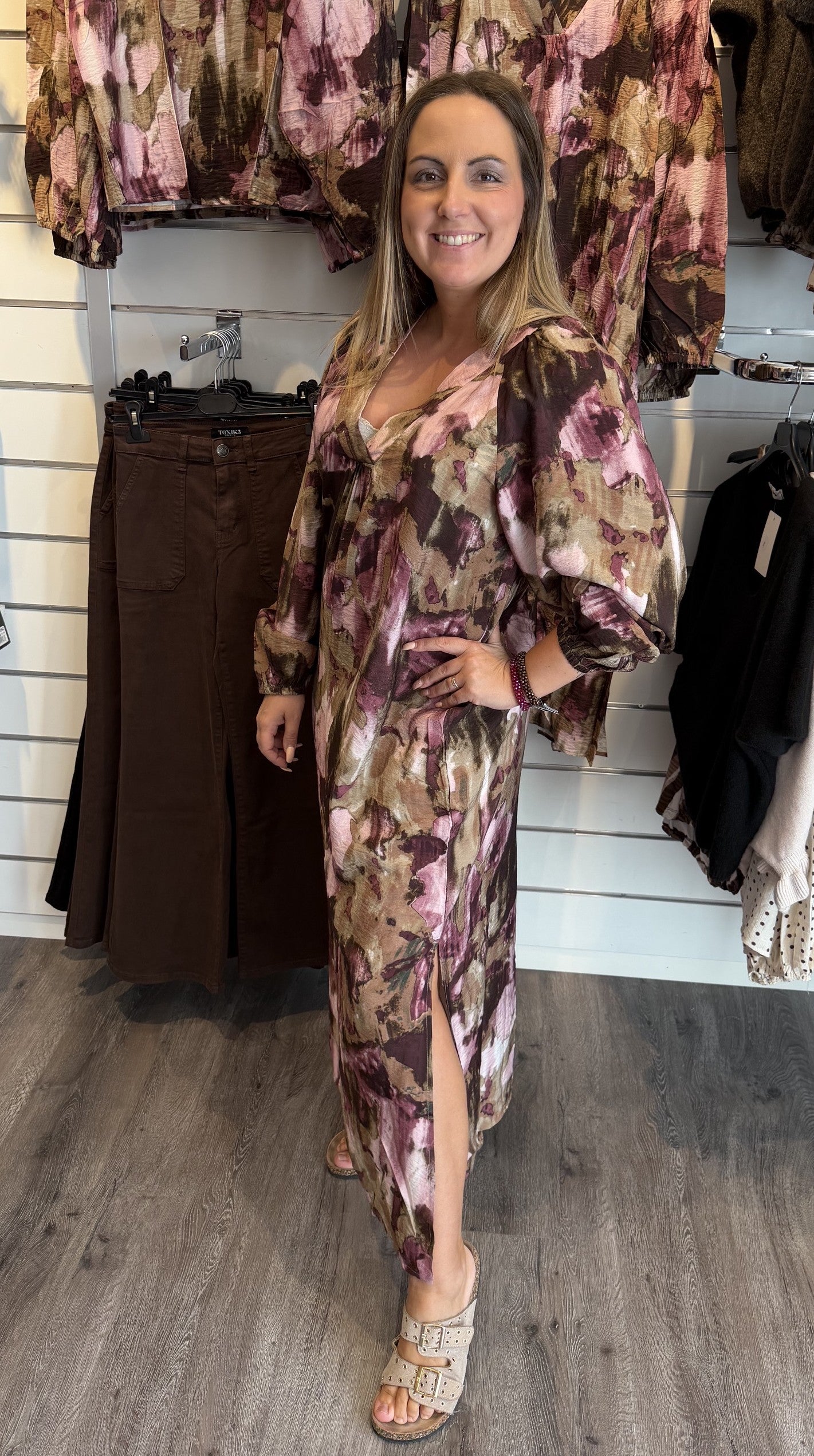 BCSherwood Klänning Plum