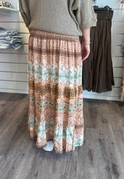 Princess Kjol  Mönster  Khaki