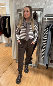 Begonia - Topp - Randig - Tortora - Nyhet