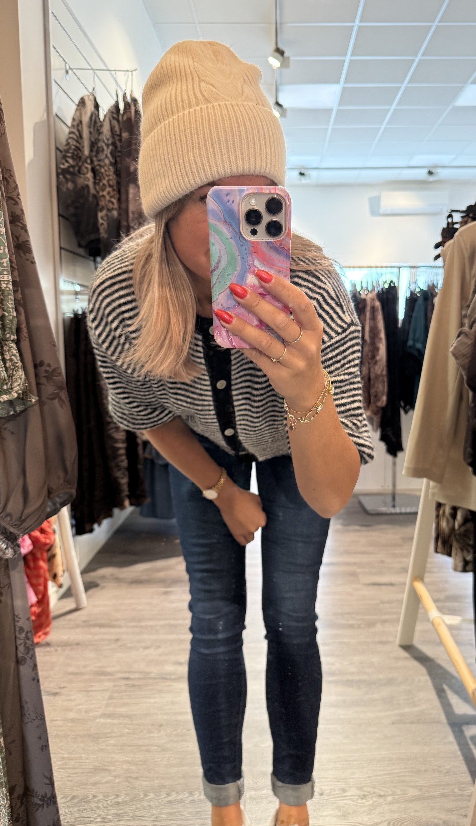 Ronja mössa Beige
