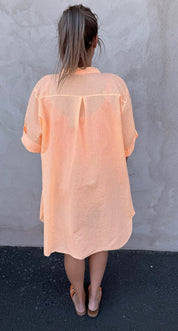 Rosea Tunika Randig  Orange