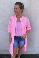 Rosea  Tunika  Randig Strong Pink