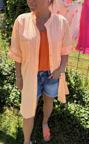 Rosea Tunika Randig  Orange