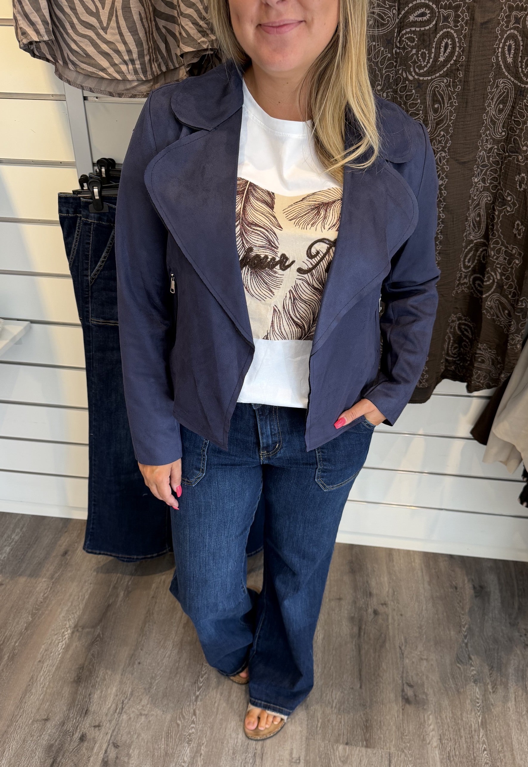 Sabina Jacka Moccaimitation Navy