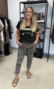 Sabrina T-shirt Svart