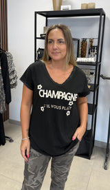 Sabrina T-shirt Svart
