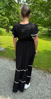 SBMaria  - Klänning -  Mönster - Svart - Nyhet