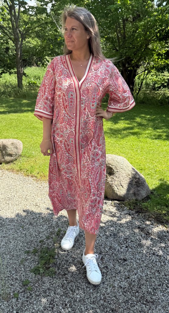 Sille - Klänning - Mönster - Korall- Nyhet