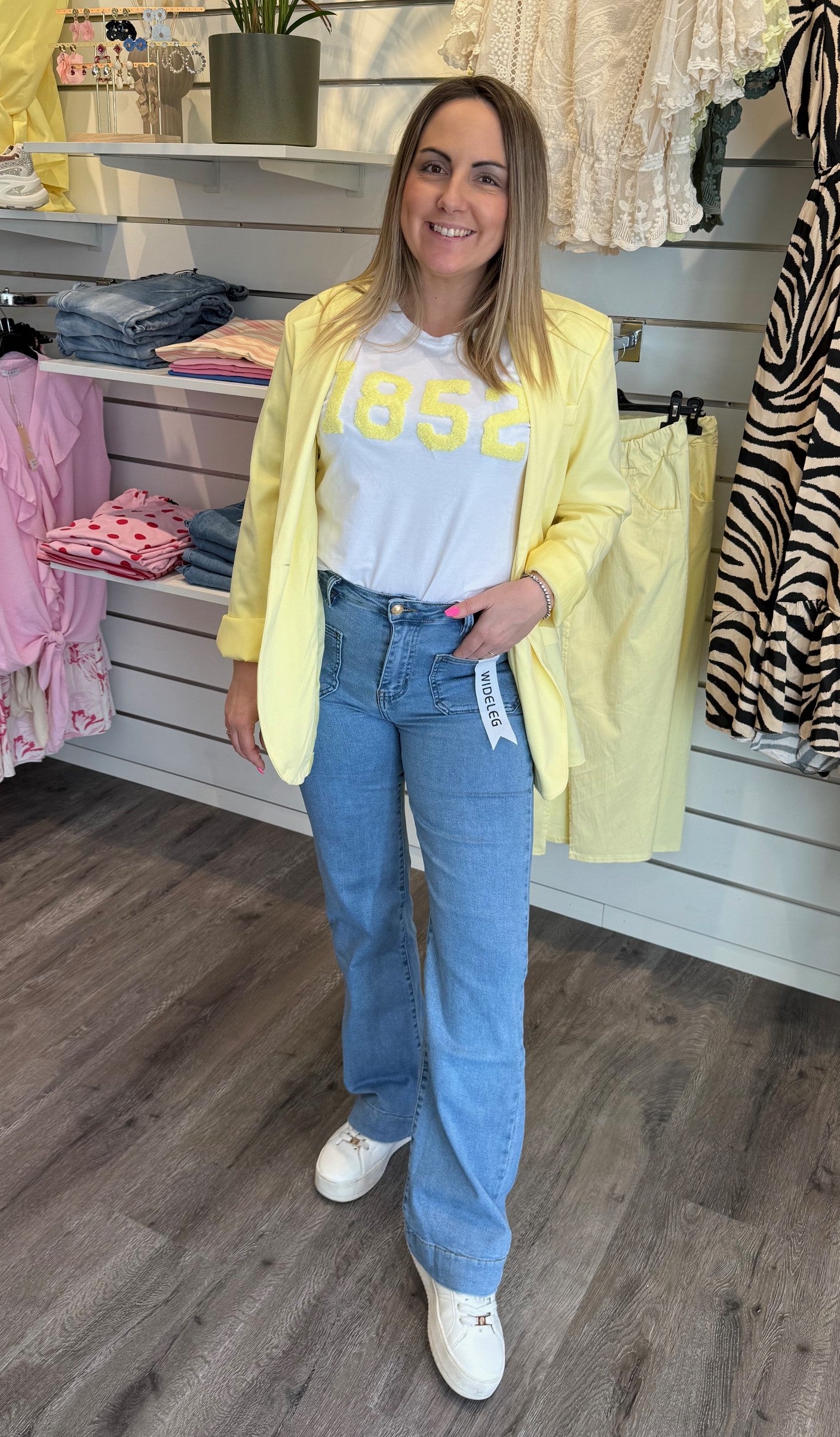 Sofia jeans wide legY6695R Ljus denim